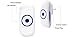 TFBOYS Security Wireless Waterproof Smart Doorbell with 36 Chimes 4-Level Adjustable Volume White Home Alarm Ring Bell for Home Improvement (1 Button + 2 Plugin Receiver)