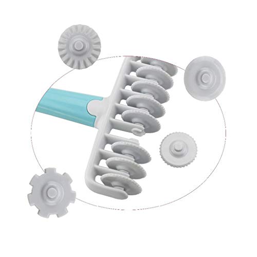 ☀ Dergo ☀Cake wheel,Plastic Wire Mesh Knife Roller Knife Confectionery Pizza Pizza Cake Baking Tool