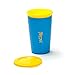 Wow Cup for Kids Original 360 Sippy Cup, Blue with Yellow Lid, 9 oz