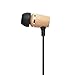 Francois et Mimi Elite Genuine 3.5mm Wood in-Ear Noise-isolating Earbuds Headphones with Mic, Retail Packaging!