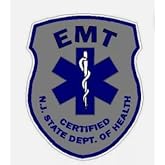 Kramer NEW Jersey State Certified EMT Reflective Sticker for Car Vinyl Decal Truck Window Bumper Sticker Motorcycle Decal 4 inch