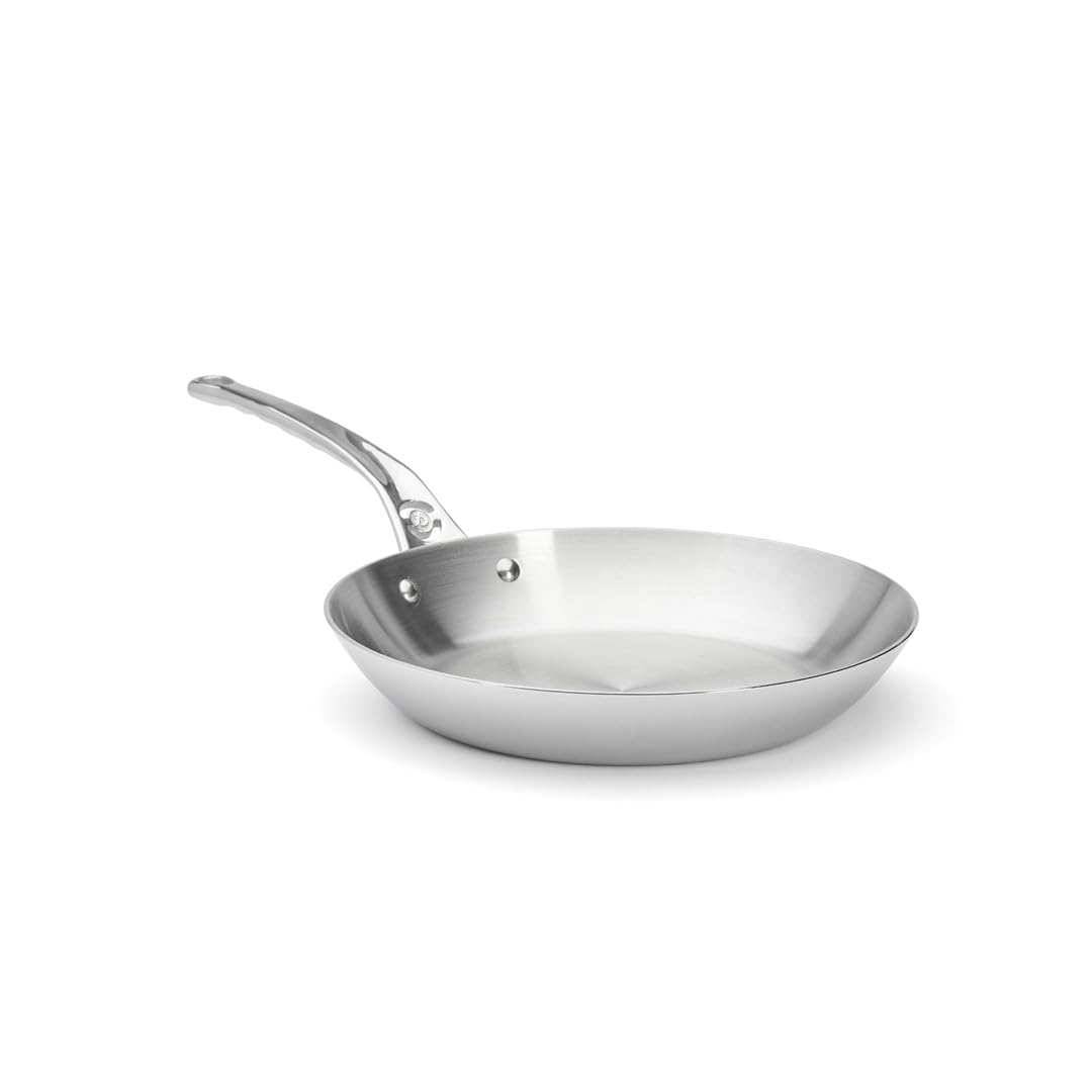 De Buyer 3724.28 Affinity Stainless Steel Frying Pan, 28 cm Diameter
