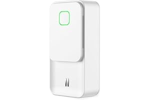 HogarTech Smart WiFi Water Leak Detector with Dual Drip and Leak Detection, 90dB Alarm, 20-Month Battery Life for Tuya