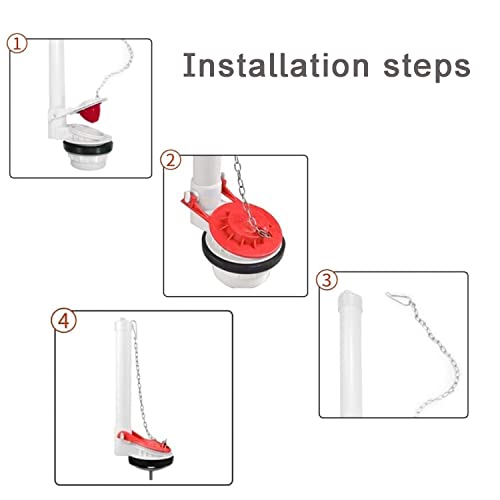 Toilet Flapper Replacement 2 Inch Flush Valve Toilet Leaking with