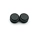 Black Magnetic Design - Acrylic Fake Plugs - Cheaters - 0G Gauge - 8mm