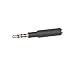 MobilePal ProofFit 1.7-Inch Headset Audio Jack Extender for iPhone and Android with Gold Plated 4-Pole 3.5mm Connectors (Titanium Gray)