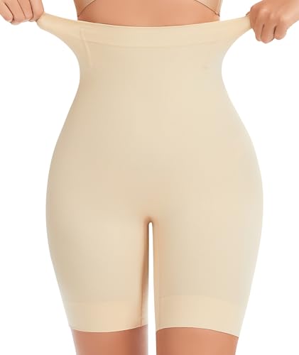 OXYSAIKO Tummy Control Shapewear for Women High Waisted Body Shaper Shorts Seamless Shapewear Slip Shorts for Under Dresses