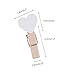 KINGLAKE 100 Pcs Mini Colored Wooden Heart Clothespins 3.5cm Photo Craft Clips for Wedding Party Decor with 100 Feet Jute Twine