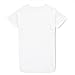 ZAN.STYLE Women's Loose Fit Tagless Long T-shirt, Solid Crew Neck and Short Sleeves (X-Large, White)