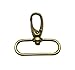 .Generic Bronze 1.5 Inches Lobster Clasp Claw Swivel Lobster Snap Clasp Hook for Strap Pack of 10