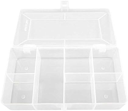 10 Pieces Clear Beads Tackle Box 011 Fishing Lure Jewelry Nail Art Small Parts Display Plastic transparent Case Storage Organizer Containers