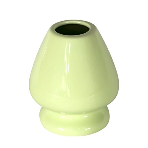 KENKO - Matcha Whisk Stand - GREEN - Ceramic Holder for Bamboo Matcha Chasen - BEST Japanese Tea Set Accessories!