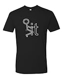 Panoware Fck It Funny Stick Figure T-Shirt