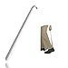 Yamesu Metal Shoe Horn Long Handle 16 inch Extra Long Handled Stainless Steel Shoehorn with Comfort Grip for Seniors, Boots, Kids, Elderly, Pregnant