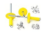 Racer's Speed Shop Yellow 3/16" Rivet Large Head