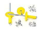 Racer's Speed Shop Yellow 3/16" Rivet Large Head