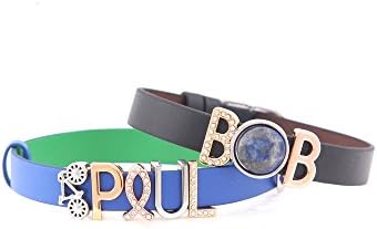 Sumsoar Blue Black Natural Stone Bob Paul PU Leather Wrappable Bracelet with Rhinestone Dolphin as Women Jewelry Gifts 2Sets