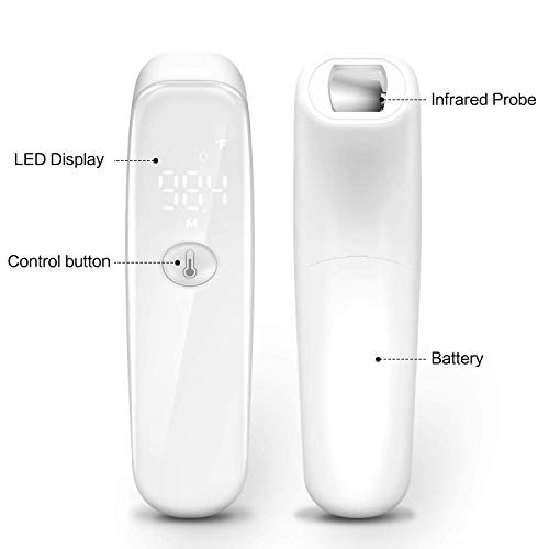Infrared Thermometer for Adults, Hotodeal Digital Touchless Forehead Thermometer for Fever, Baby