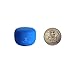 INSIQ World's Smallest Portable Bluetooth Speaker - Great Audio Quality for its Size - 30+ Feet Range - Photo Selfie Button Answer Phone Calls Compact Compatible with Latest Phone Software (Blue)