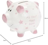 L & P Home & Gifts Lesser & Pavey My First Piggy Bank Pink For Savings view 2