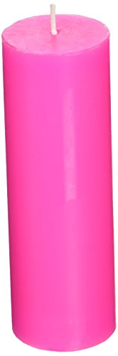 Zest Candle Pillar Candle, 2 by 6-Inch, Hot Pink