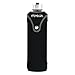 32 Oz Glass Water Bottle Insulated Sleeve Leak Proof Lids Time Markings & Measurements BPA Free For To-Go Travel At Home Reusable Safe For Hot Liquids Tea Coffee Daily Intake (Tuxedo Black)