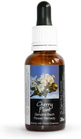 Cherry Plum Bach Flower Remedy Large 30ml. Genuine Traditionally Made Essence