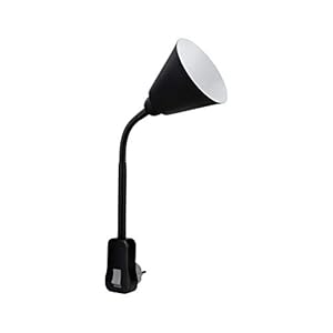 Paulmann 95427 stekkerlamp Junus met flexarm rond max. 20 watt lamp zwart metaal, kunststof licht E14