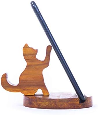 Vrist Teak Wood Tommy Phone Holder