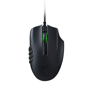 Razer-Naga-X-Ergonomic-MMO-Gaming-Mouse-with-16-Programmable-Buttons-Optical-Mouse-Switches-5G-Optical-Sensor-Chroma-RGB-Speedflex-Cable-Black Razer Naga X - Ergonomic Gaming Mouse with 16 Programmable Buttons (Optical Mouse Switches, 5G Optical Sensor, Chroma…