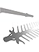 Proud Grill Slide & Serve BBQ Skewers - Set of 4 Stainless Steel Reusable Barbecue Skewers | Ideal for Grilling Shish Kabobs | Use for Beef, Pork, Chicken, Vegetable and Shrimp Kabobs.