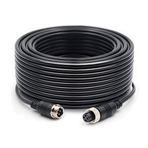 Backup Camera Cable Wire 17 Foot Extension Video Cable for Heavy Vehicle Like Semi-Truck/Box Truck/Trailer/Farm Tractor/RV/5TH Wheel
