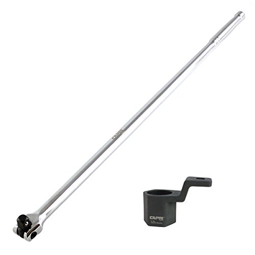 Buy Capri Tools 24Inch Breaker Bar, 1/2Inch Drive with Crank Pulley