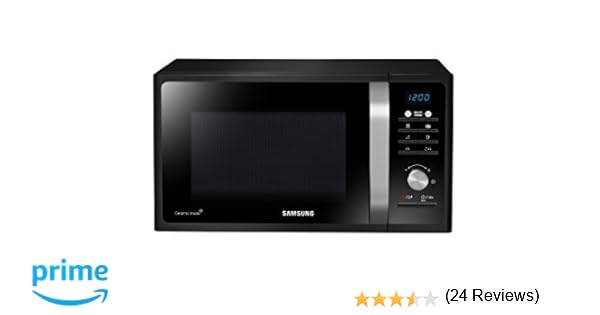 Samsung MG23F301TCK Encimera 23L 800W Negro - Microondas (Encimera ...