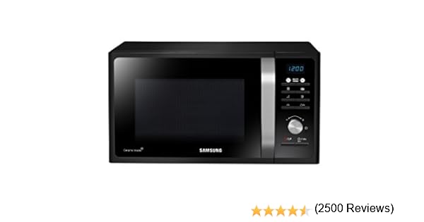 Samsung MG23F301TCK Encimera 23L 800W Negro - Microondas (Encimera ...