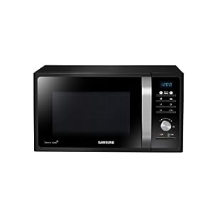 Samsung MG23F301TCK/ET Forno a Microonde Grill a libera installazione Healthy Cooking, Microonde + Grill 800 W + 1200 W, 23 L, Nero, 48.9 x 27.5 x 39.2 cm