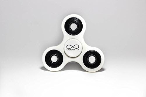 Spinfinity Fidget Spinner Toy with Quiet Hybrid Ceramic Si3N4 Bearing (not 3D printed) - Good for Concentration, Stress Relief, ADHD, Autism, Anxiety, and Fidgeting