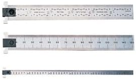 PEC Adjustable Hook Rule - Model: 162-H18 Size: 18 Width: 1-1/8" Graduation: 16R 32nds, 64ths,50ths &amp; 100ths.