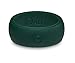 QALO Men's Functional Silicone Ring, Forest Green, Size 10