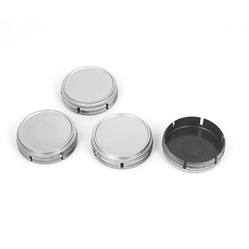 Wheel Center Hub Caps Cover 55mm Dia 4pcs Gray