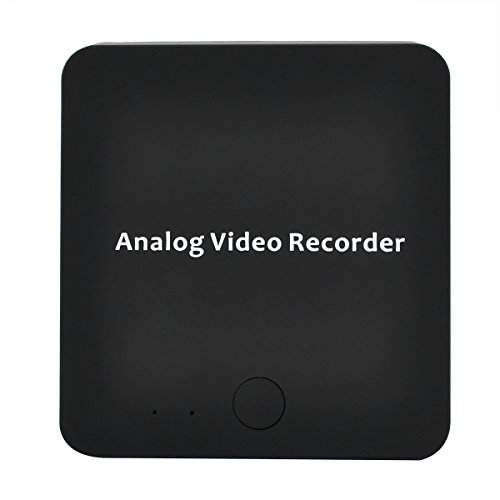 DriverGenius Stand-Alone Video Capture Box,S-Video/Analog RCA Video Recorder Box to MicroSD Card,Convert Old VHS Video Tape to Digital Format with Just One-Button