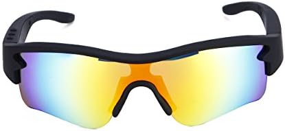 Gloriest Sunglasses Wireless Bluetooth 4.0 Headset Headphones Polarized Glasses Goggles Stereo Hand-free Phone Answer For Travel, Cycling,Outdoor Activities Orange Reflective Lens
