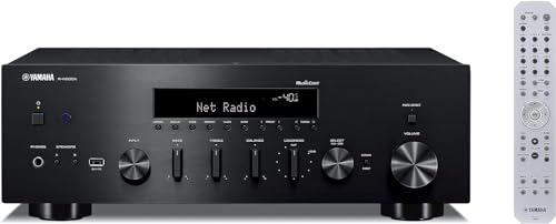 Yamaha R-N600A Network Receiver - Black - State-of-the-art TOP Art Structure and Pure Direct Mode - MusicCast - Sabre ES9010K2M 384 kHz, 32-bit DAC