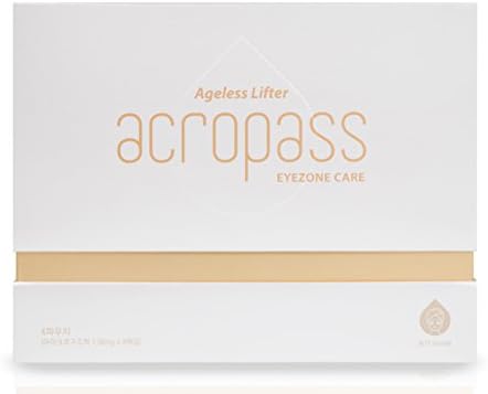 Acropass Under Eye Zone Anti Aging Crow's Feet Dark Circles Overnight Treatment Facial Patch Dissolving Hyaluronic Acid Micro Needles Painless Korean Face Deep Wrinkles Remover Home Therapy 8 pcs