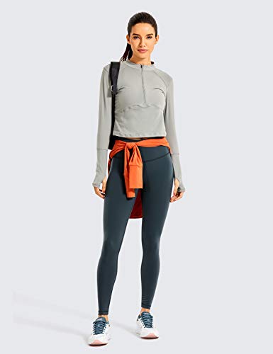 CRZ YOGA dames loopshirt thermo-functioneel shirt lange mouwen met halsritssluiting - Image 6
