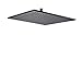Rozin Rainfall 16-inch Bathroom Shower Head Square Top Spray Black Color