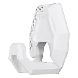 M.Way Universal Stick-on Headphone Hooks Stand Mount Headphone Hanger Holder with Adhesive Sticky for Sennheiser, Sony, Audio-Technica, Bose, Shure, AKG, Panasonic Headphones and More - HS102 White