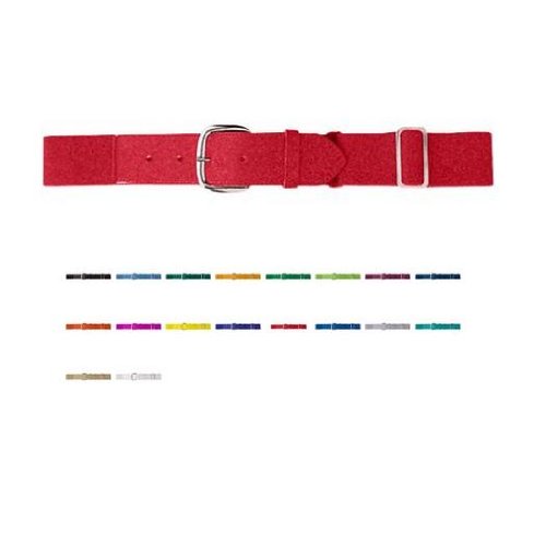 Baseball/Softball Adjustable Elastic Belt for Pants (2 Sizes Youth 1 1/4" & Adult 1 1/2" in 16 Colors)