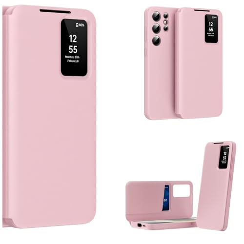 Hülle für S25 Ultra Klapphüllen + Card Slot + View Window,Flip Case Folio Cover für Samsung Galaxy S25 Ultra(2)