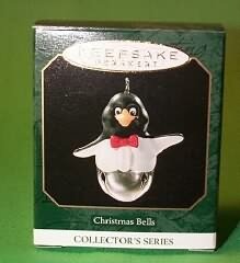 1999 Christmas Bells Miniature Hallmark Ornament